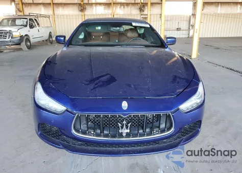 2015 Maserati Ghibli S z USA, uszkodzony, nr VIN ZAM57RTA1F1134590